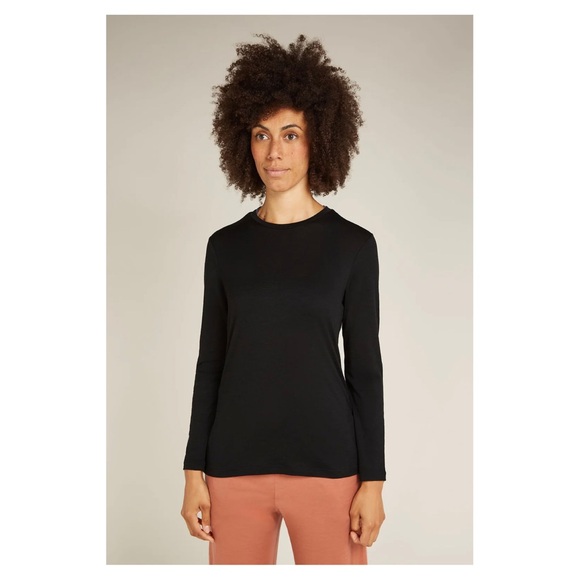 Icebreaker Tops - ICEBREAKER • Merino 150 Tech Lite Long Sleeve T-Shirt in Black